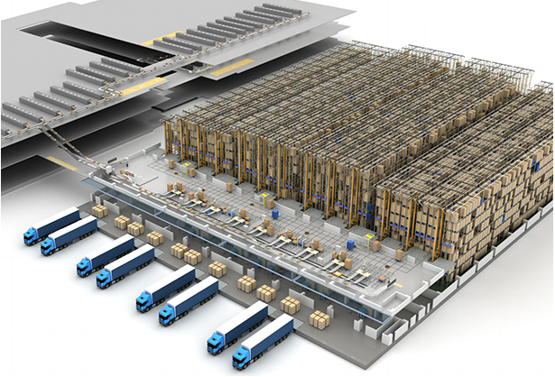  Large scale "production line picking warehousing logistics" digital intelligent solution