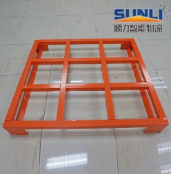  Steel pallet for stereoscopic warehouse